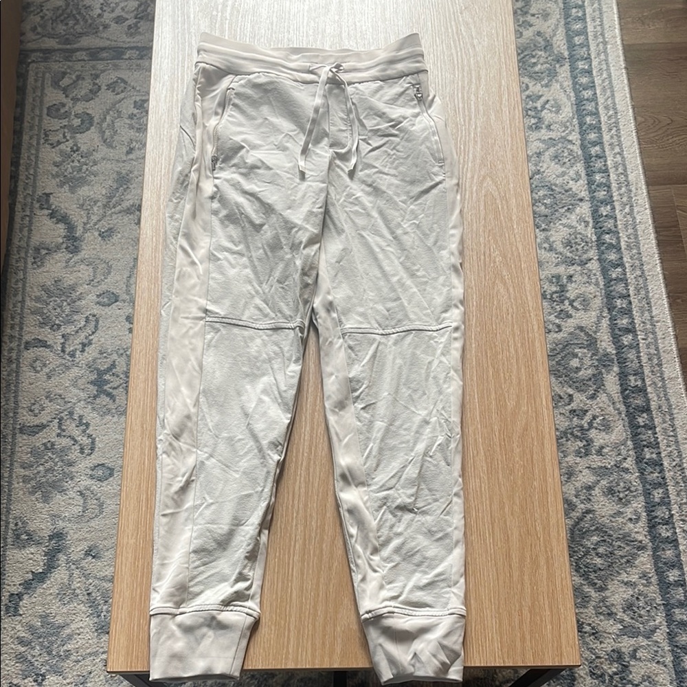 Casual White Jogger Pants